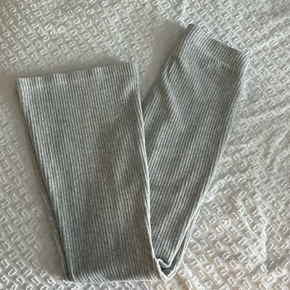 aerie Pants - Aerie Ribbed Flare Legging